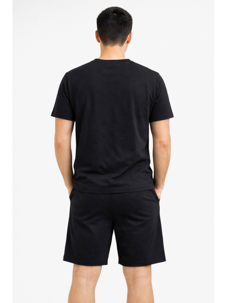 Костюм мужской шорты и футболка темно-синего цвета 213243C