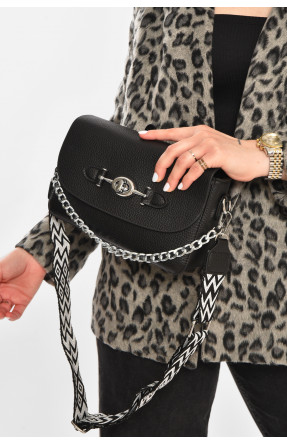 Сумка женская из экокожи черного цвета 1578-4 213295C