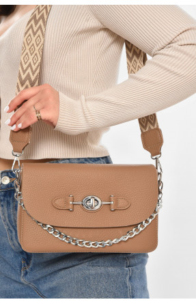 Сумка женская из экокожи бежевого цвета 1578-4 213296C