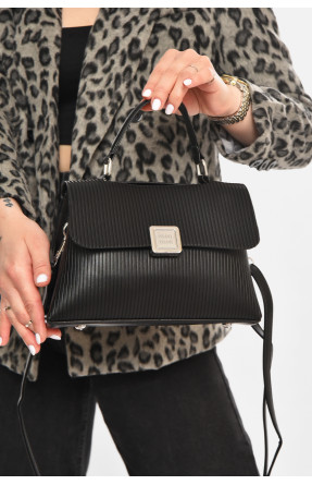 Сумка женская из экокожи черного цвета 2029-4 213298C