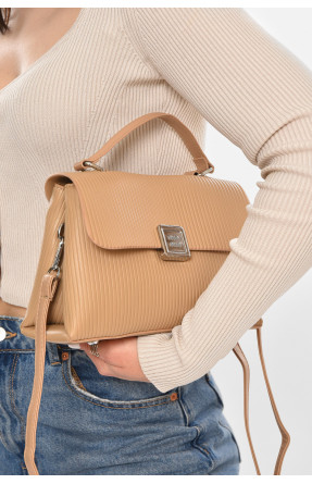Сумка жіноча з екошкіри бежевого кольору 2029-4 213301C
