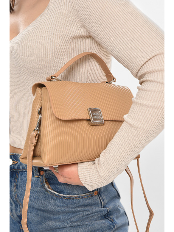 Сумка жіноча з екошкіри бежевого кольору 2029-4 213301C