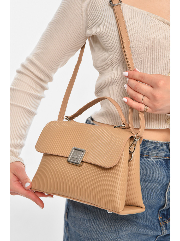 Сумка жіноча з екошкіри бежевого кольору 2029-4 213301C