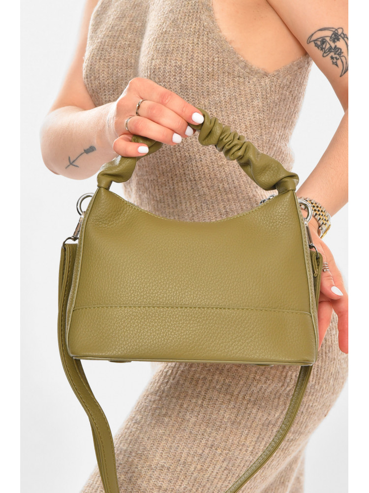 Сумка жіноча з екошкіри зеленого кольору 86607 213302C