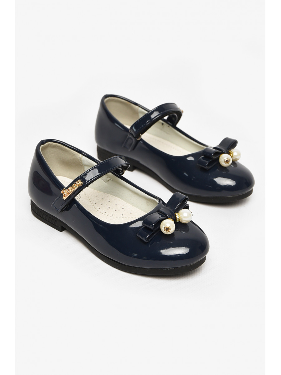 Туфли для девочки темно-синего цвета С-Т35-21-В 213303C
