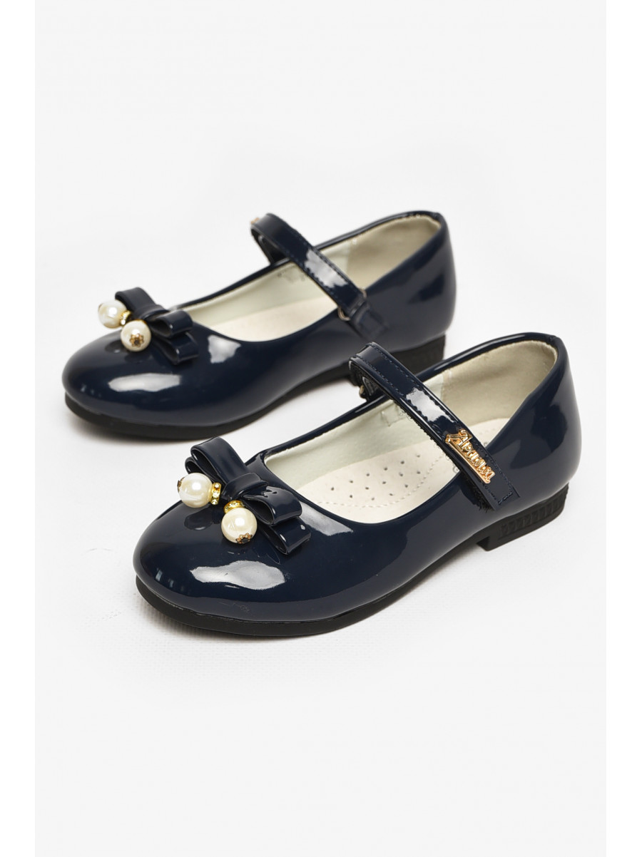 Туфли для девочки темно-синего цвета С-Т35-21-В 213303C