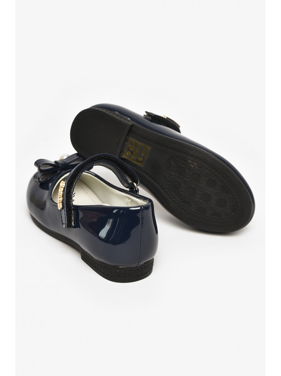 Туфли для девочки темно-синего цвета С-Т35-21-В 213303C