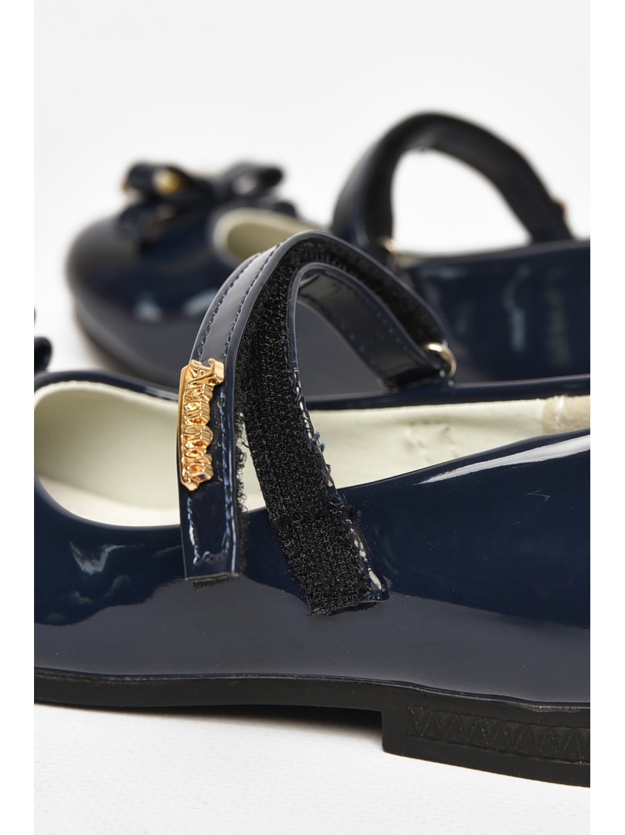 Туфли для девочки темно-синего цвета С-Т35-21-В 213303C