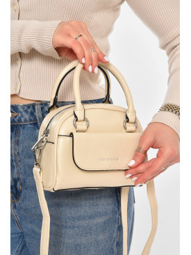 Сумка жіноча з екошкіри бежевого кольору 706 213322C