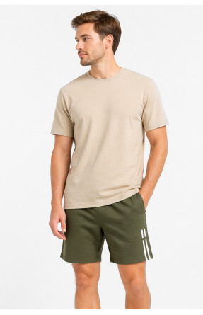 Шорты мужские однотонные цвета хаки 213325C