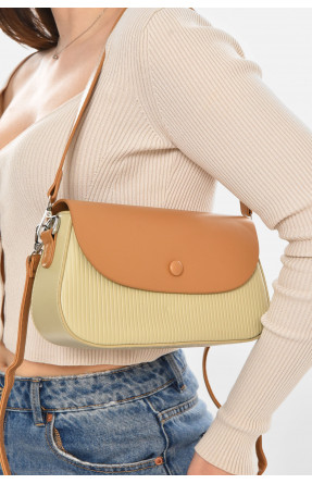 Сумка женская из экокожи зеленого цвета 2058-1 213327C