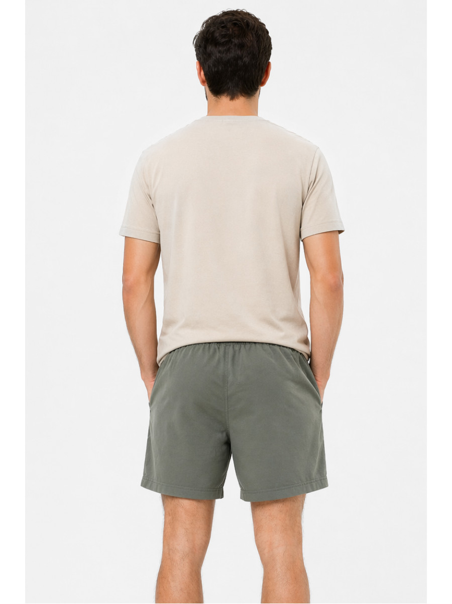 Шорты мужские однотонные цвета хаки 213330C