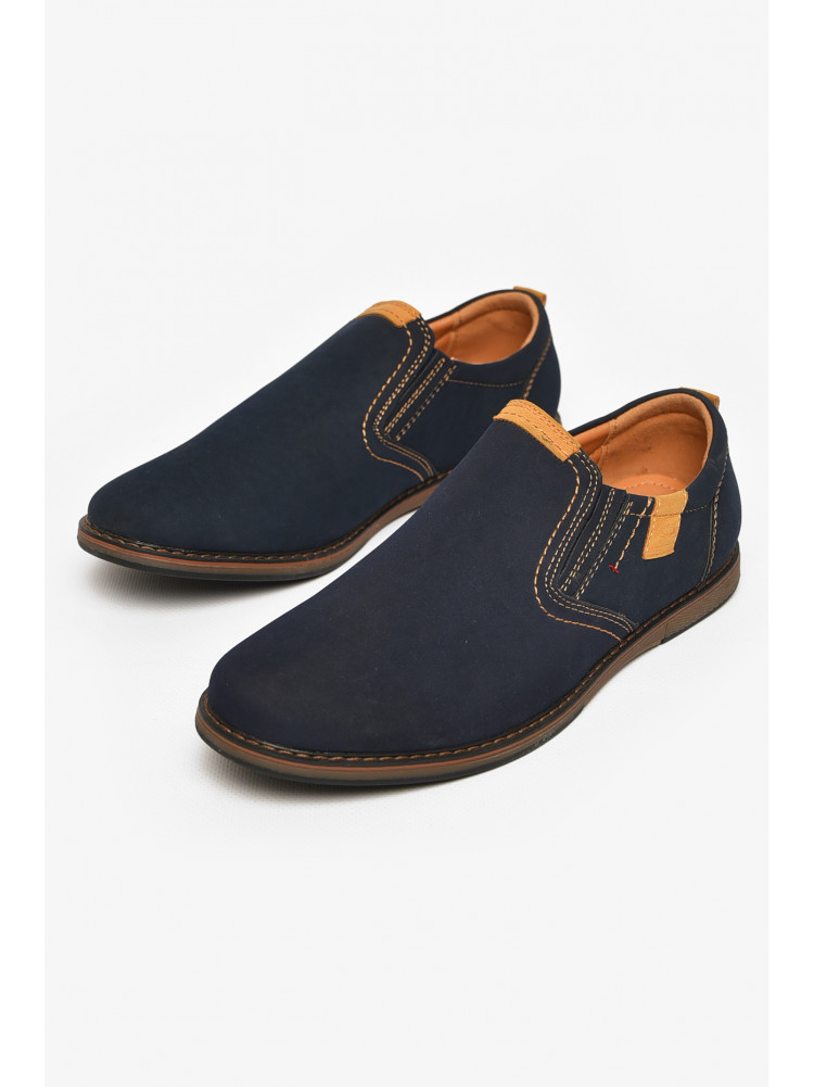 Туфлі підліткові для хлопчика темно-синього кольору Уцінка С-Т34-03-В 213337C