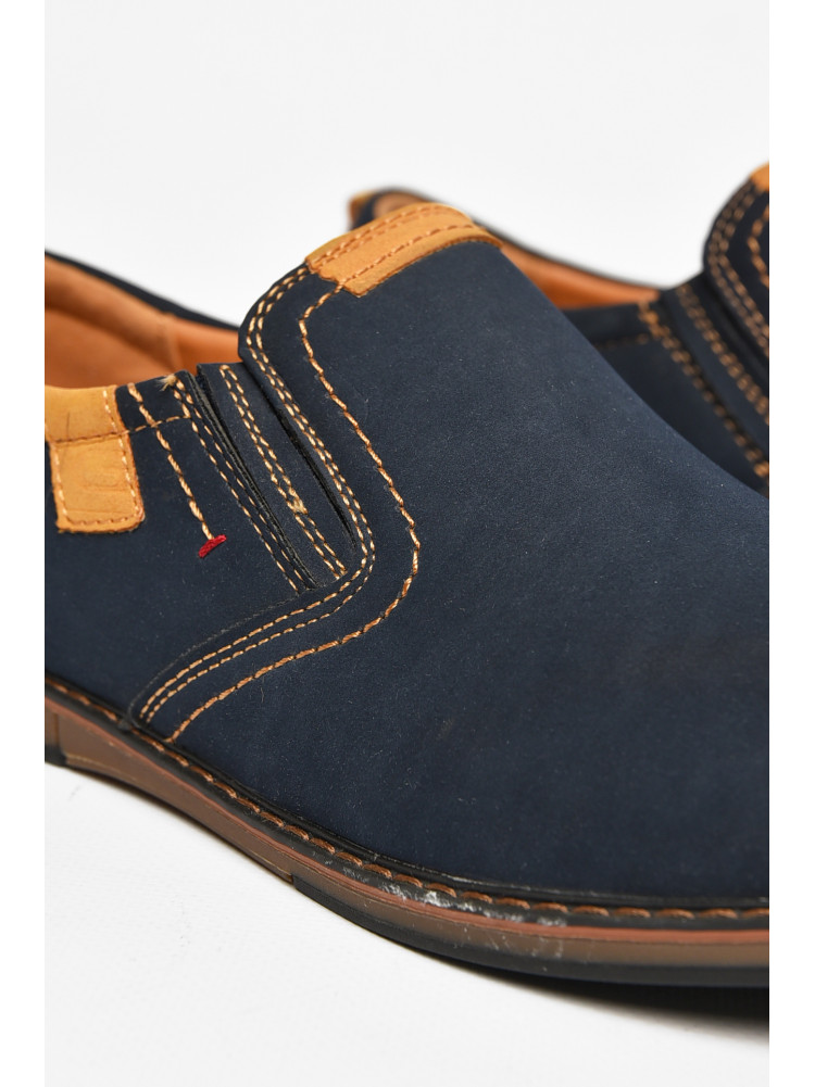 Туфлі підліткові для хлопчика темно-синього кольору Уцінка С-Т34-03-В 213337C