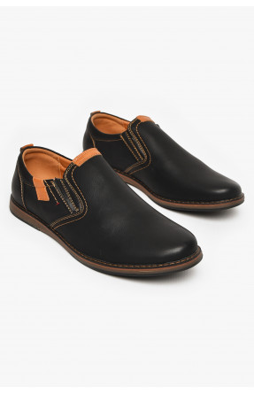 Туфлі підліткові для хлопчика чорного кольору Уцінка С-Т34-03-А 213339C