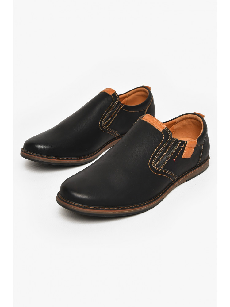 Туфлі підліткові для хлопчика чорного кольору Уцінка С-Т34-03-А 213339C