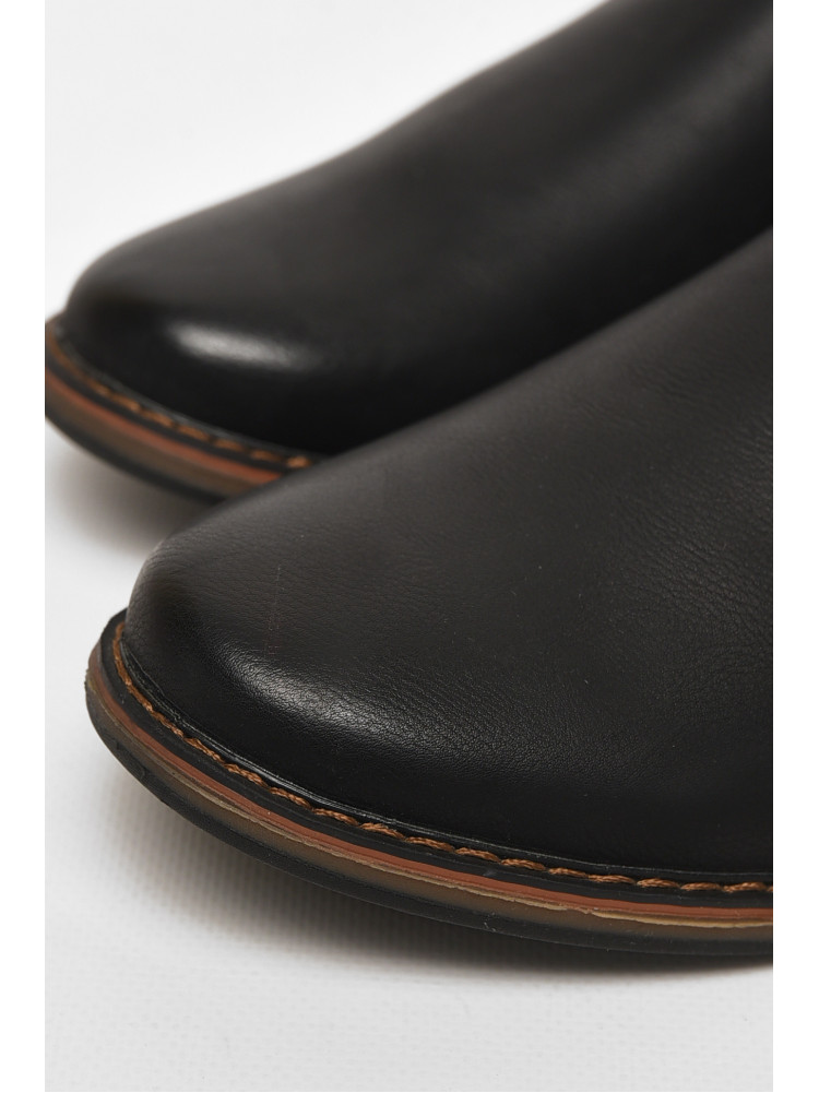 Туфлі підліткові для хлопчика чорного кольору Уцінка С-Т34-03-А 213339C