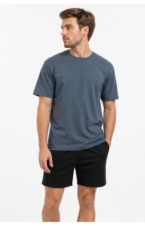 Футболка мужская темно-серого цвета 213341C