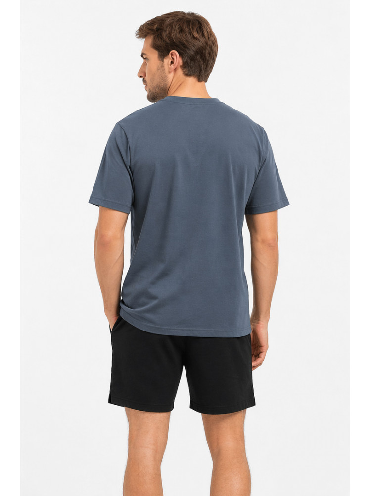 Футболка мужская темно-серого цвета 213341C