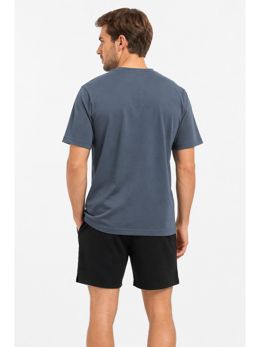 Футболка мужская темно-серого цвета 213341C