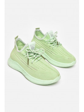 Кросівки дитячі салатового кольору Уцінка 213349C