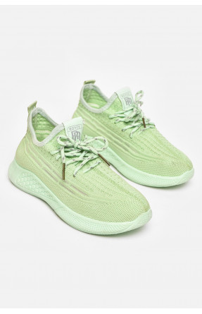 Кросівки дитячі салатового кольору Уцінка 213349C