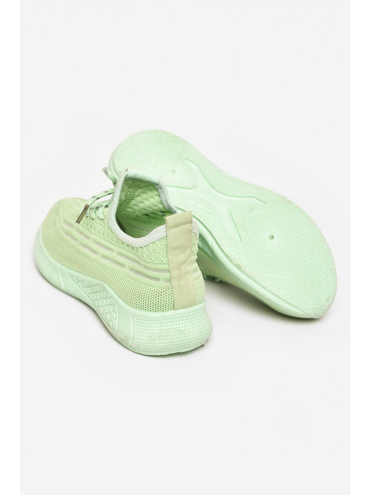 Кросівки дитячі салатового кольору Уцінка 213349C