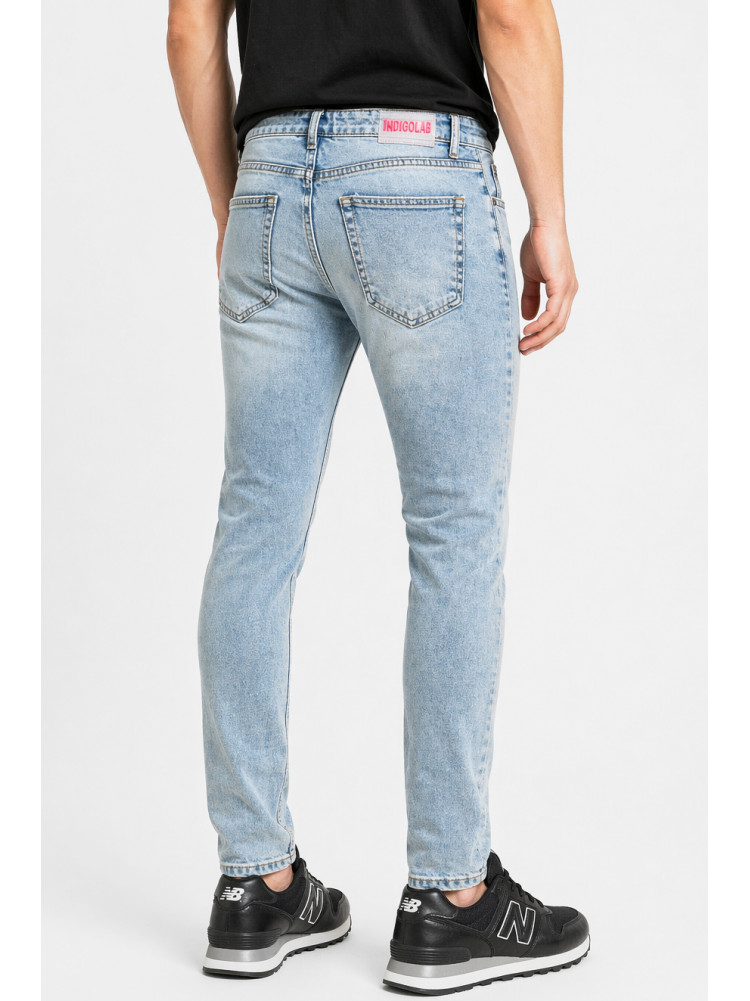 Джинси чоловічі однотонні світло-синього кольору 4230 213350C