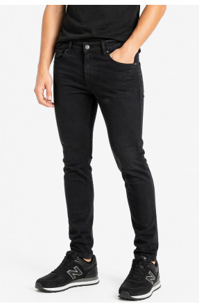 Джинси чоловічі однотонні чорного кольору 4299 213351C