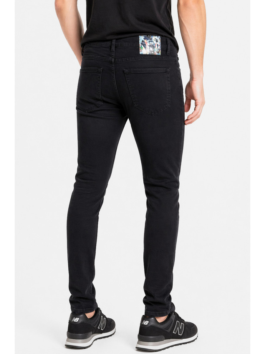 Джинси чоловічі однотонні чорного кольору 4299 213351C