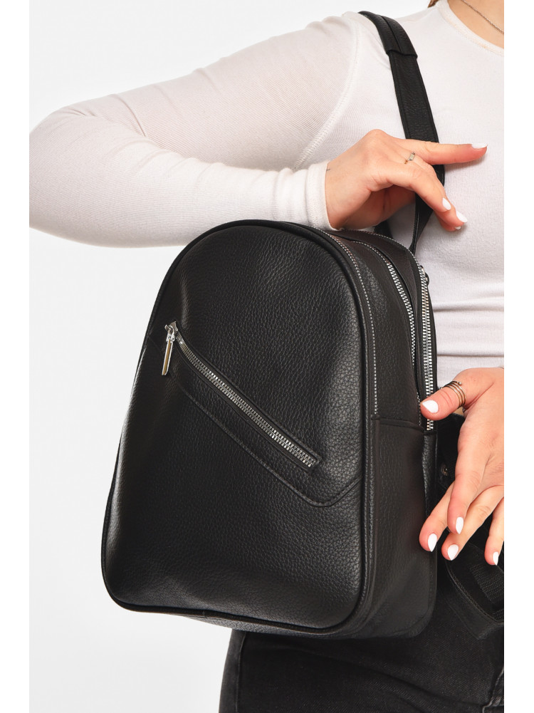 Рюкзак женский из экокожи черного цвета 6791 213362C