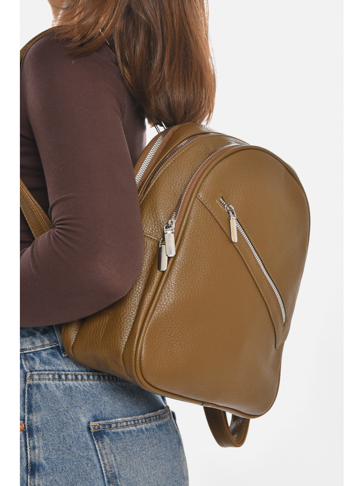 Рюкзак женский из экокожи цвета хаки 6791 213363C