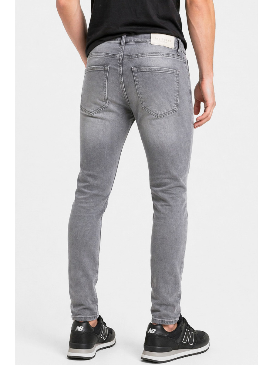 Джинси чоловічі однотонні сірого кольору 4169 213366C