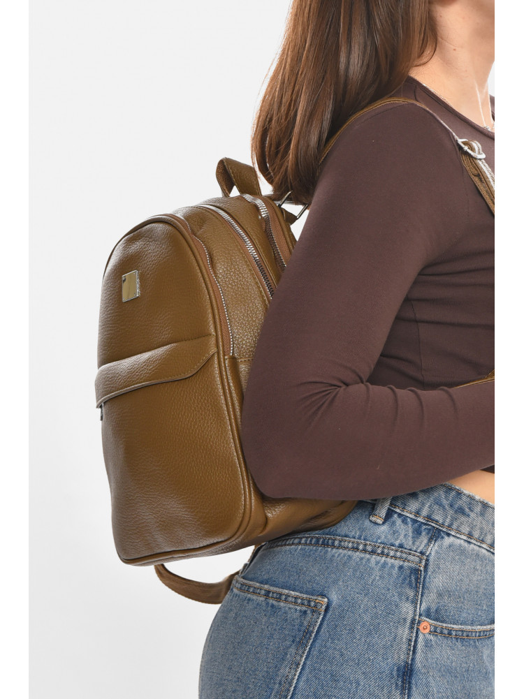 Рюкзак женский из экокожи цвета хаки 6795 213367C