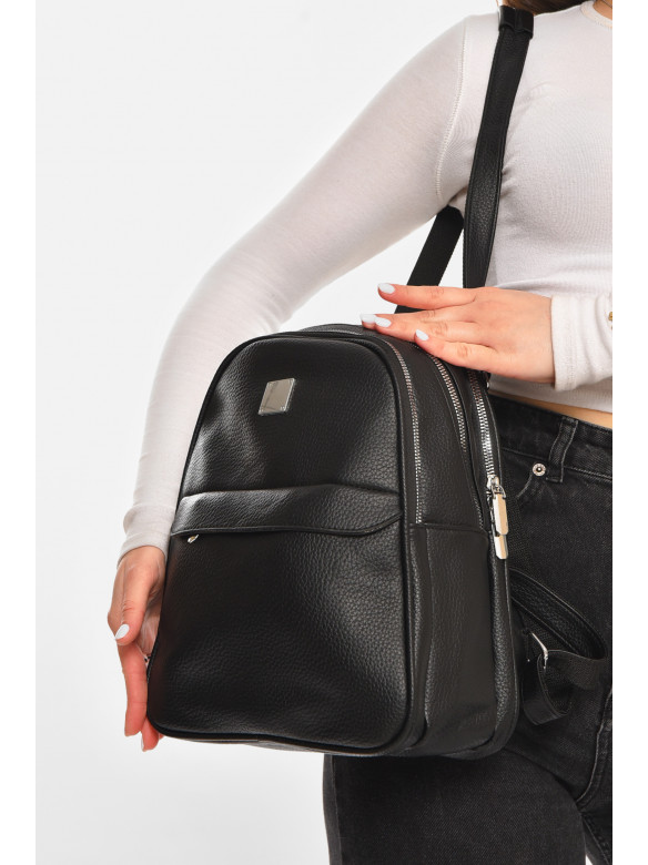 Рюкзак женский из экокожи черного цвета 6795 213368C