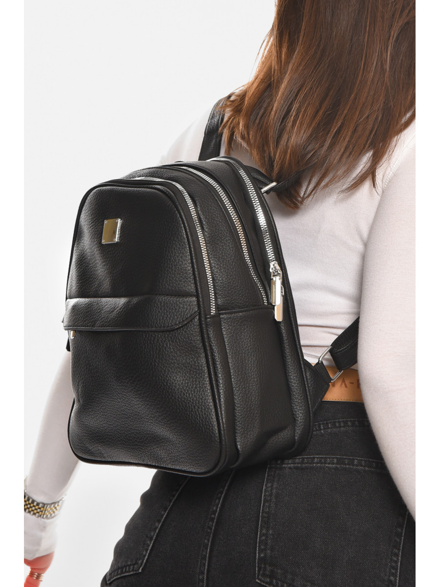 Рюкзак женский из экокожи черного цвета 6795 213368C
