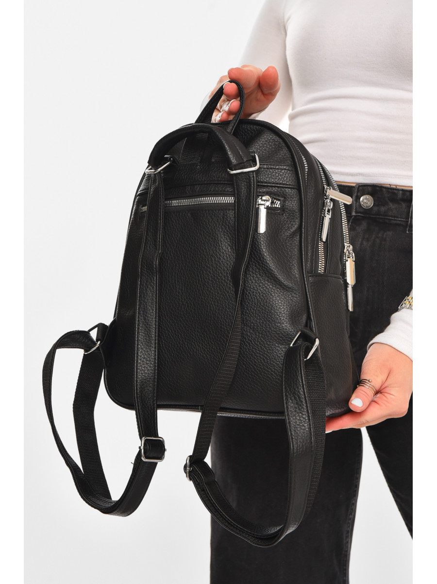 Рюкзак женский из экокожи черного цвета 6795 213368C