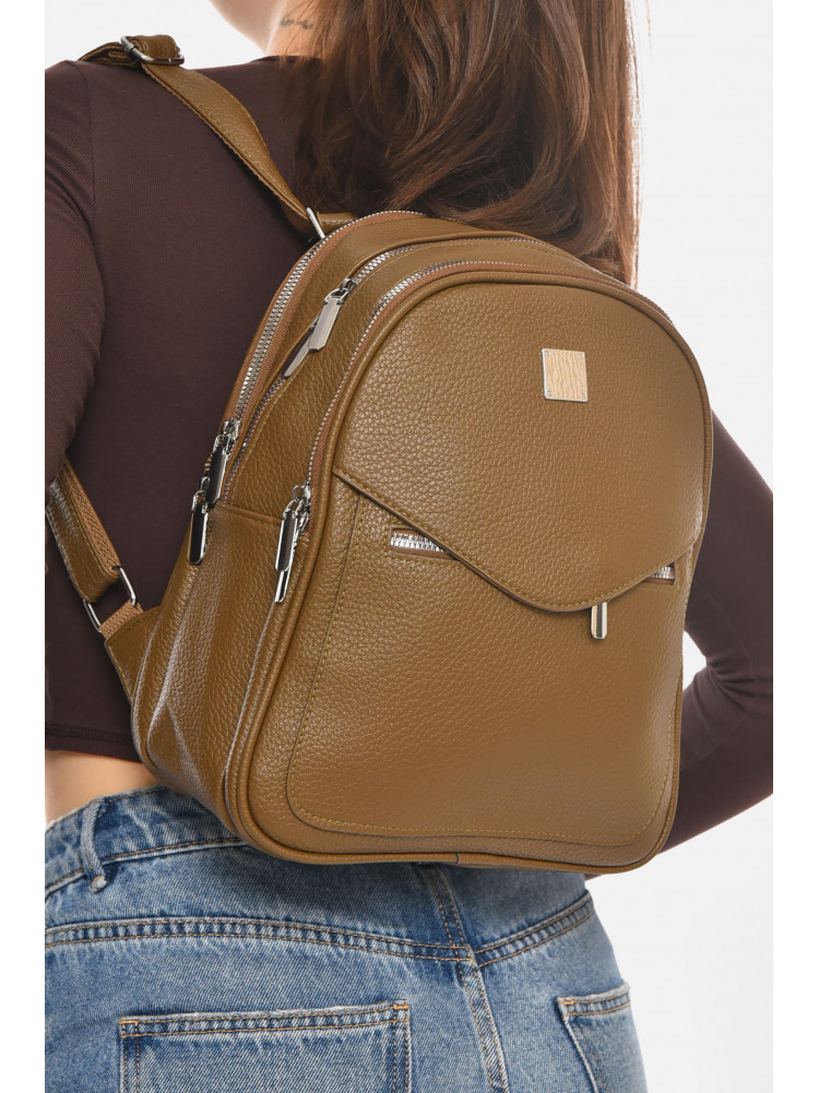 Рюкзак женский из экокожи цвета хаки 6793 213370C