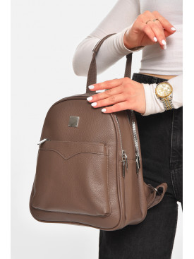 Рюкзак жіночий з екошкіри коричневого кольору 6798 213374C