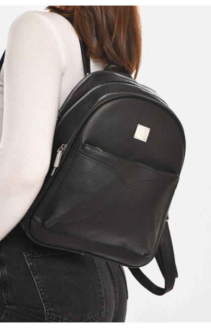 Рюкзак женский из экокожи черного цвета 6798 213375C