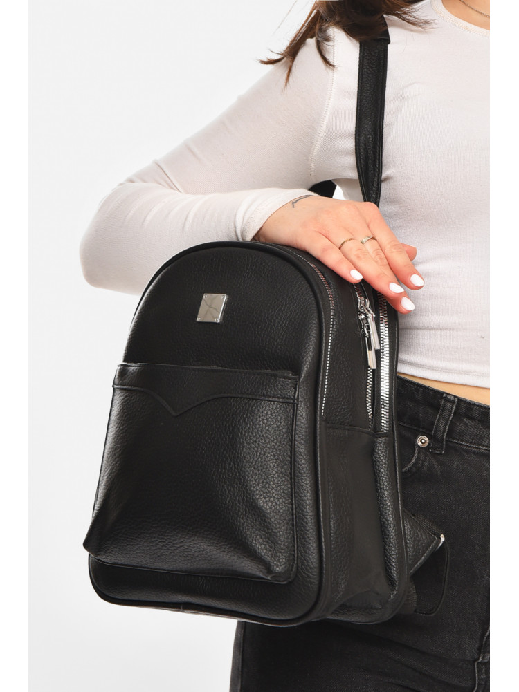 Рюкзак женский из экокожи черного цвета 6798 213375C
