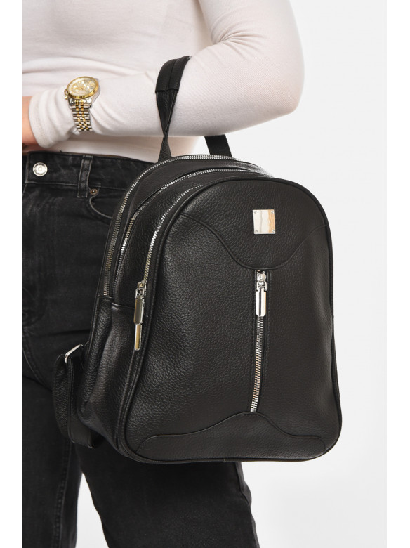 Рюкзак женский из экокожи черного цвета 6794 213376C