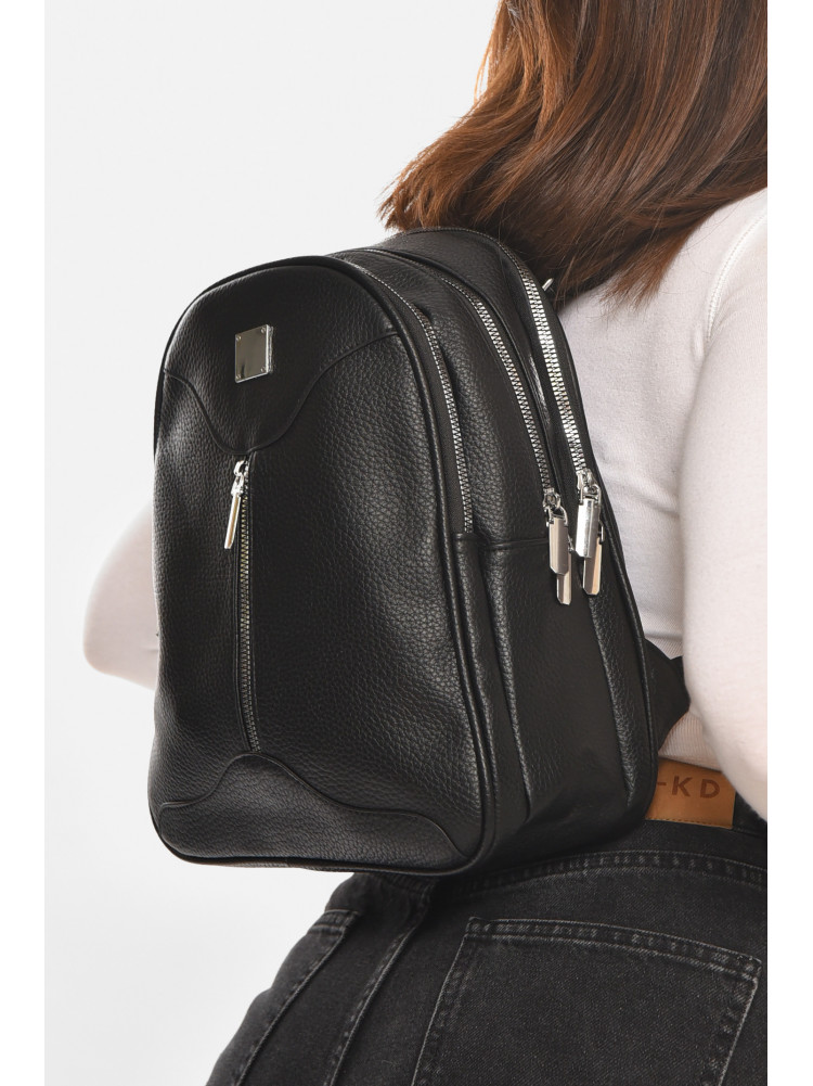 Рюкзак женский из экокожи черного цвета 6794 213376C