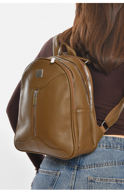 Рюкзак женский из экокожи цвета хаки 6794 213377C