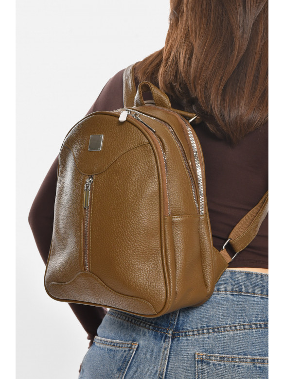 Рюкзак женский из экокожи цвета хаки 6794 213377C