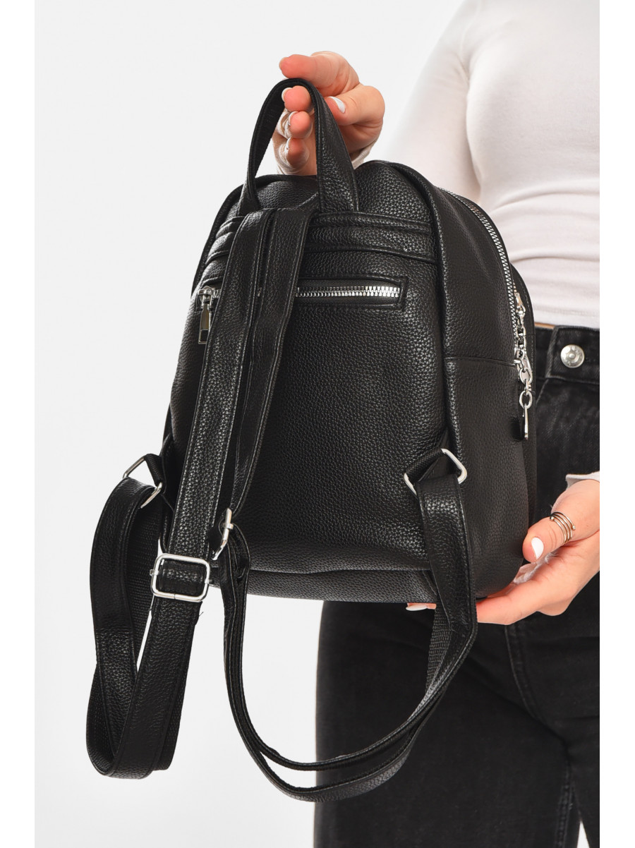 Рюкзак женский из экокожи черного цвета 6813 213379C