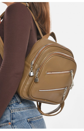 Рюкзак женский из экокожи цвета хаки 6808 213381C