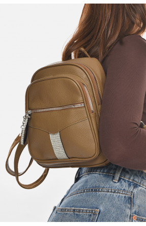 Рюкзак женский из экокожи цвета хаки 6812 213383C