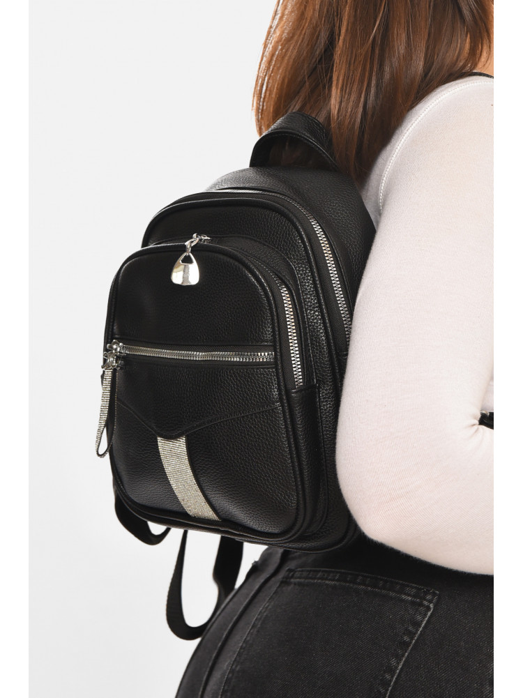 Рюкзак женский из экокожи черного цвета 6812 213384C