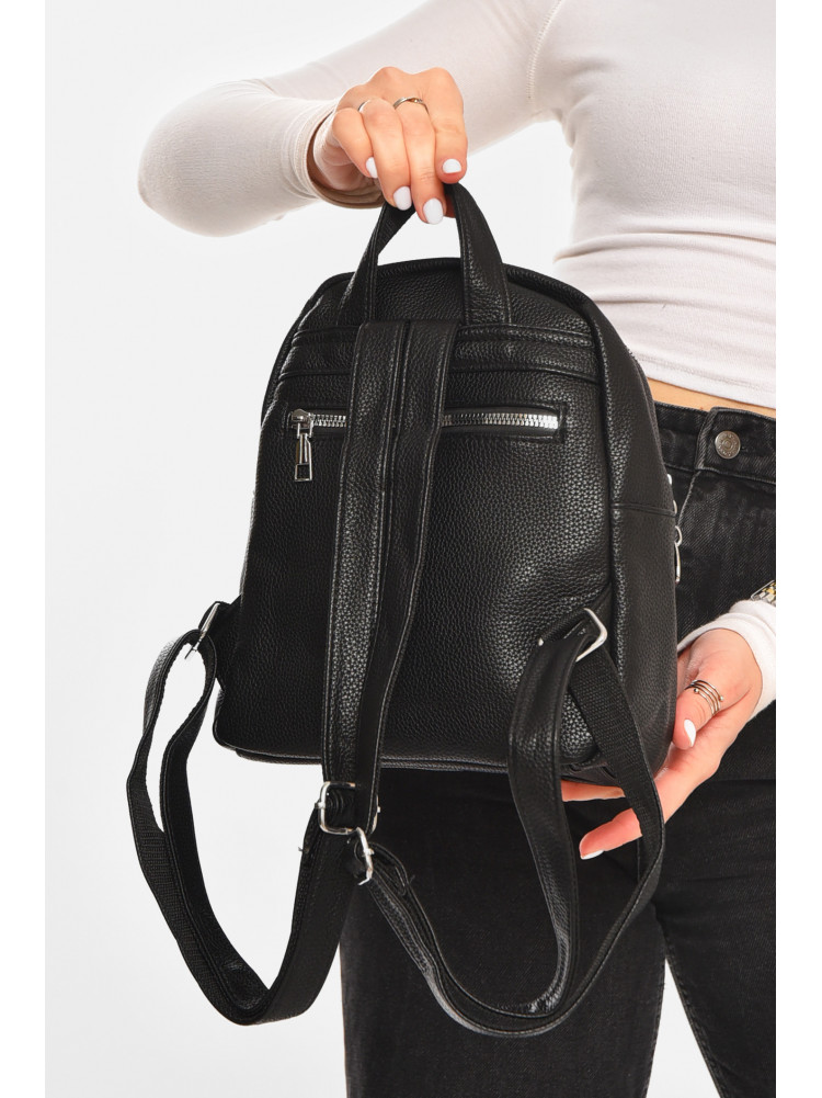 Рюкзак женский из экокожи черного цвета 6812 213384C